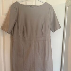 Ann Taylor Taupe Mini Dress